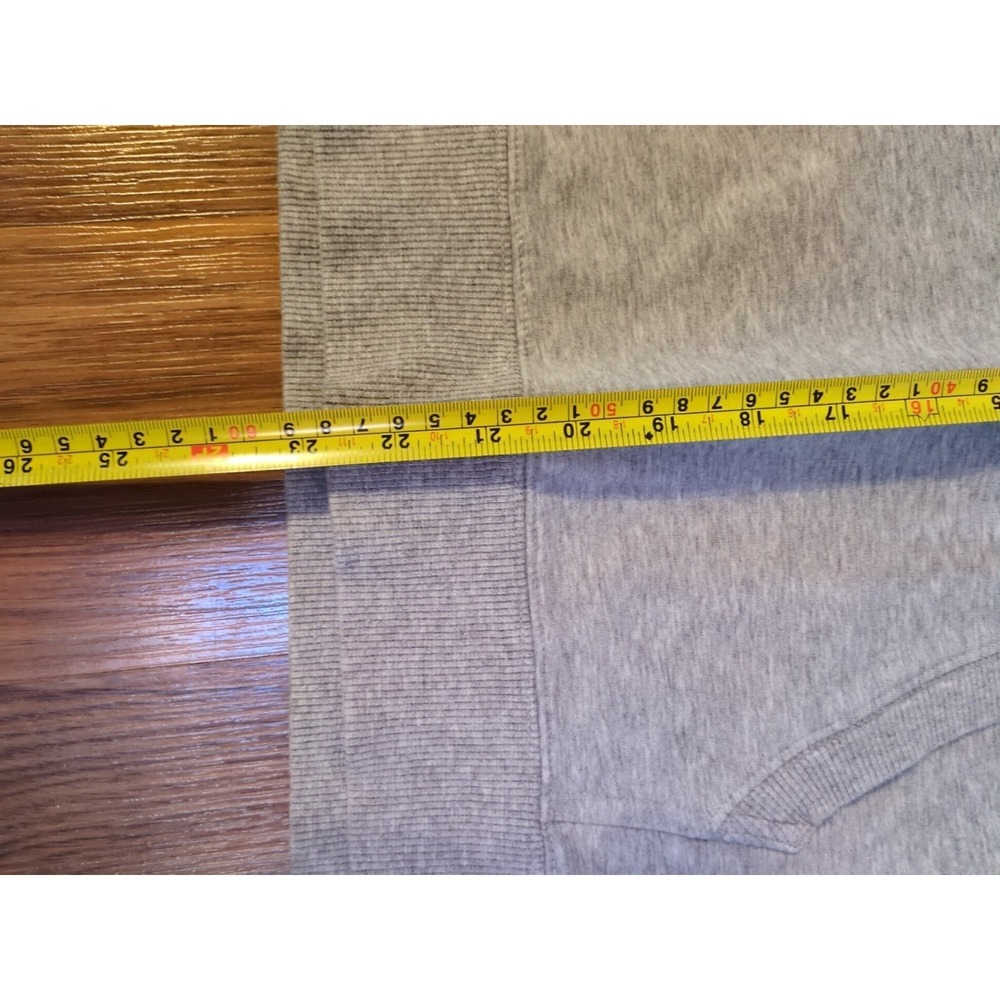 LL Bean Hoodie Womens S Reg Gray Sweatshirt Mountain Cozy Camp Sweater Thumbhole - Picture 12 of 12